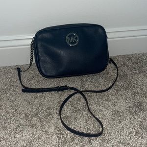 Michael Kors Navy Blue Cross Body Purse